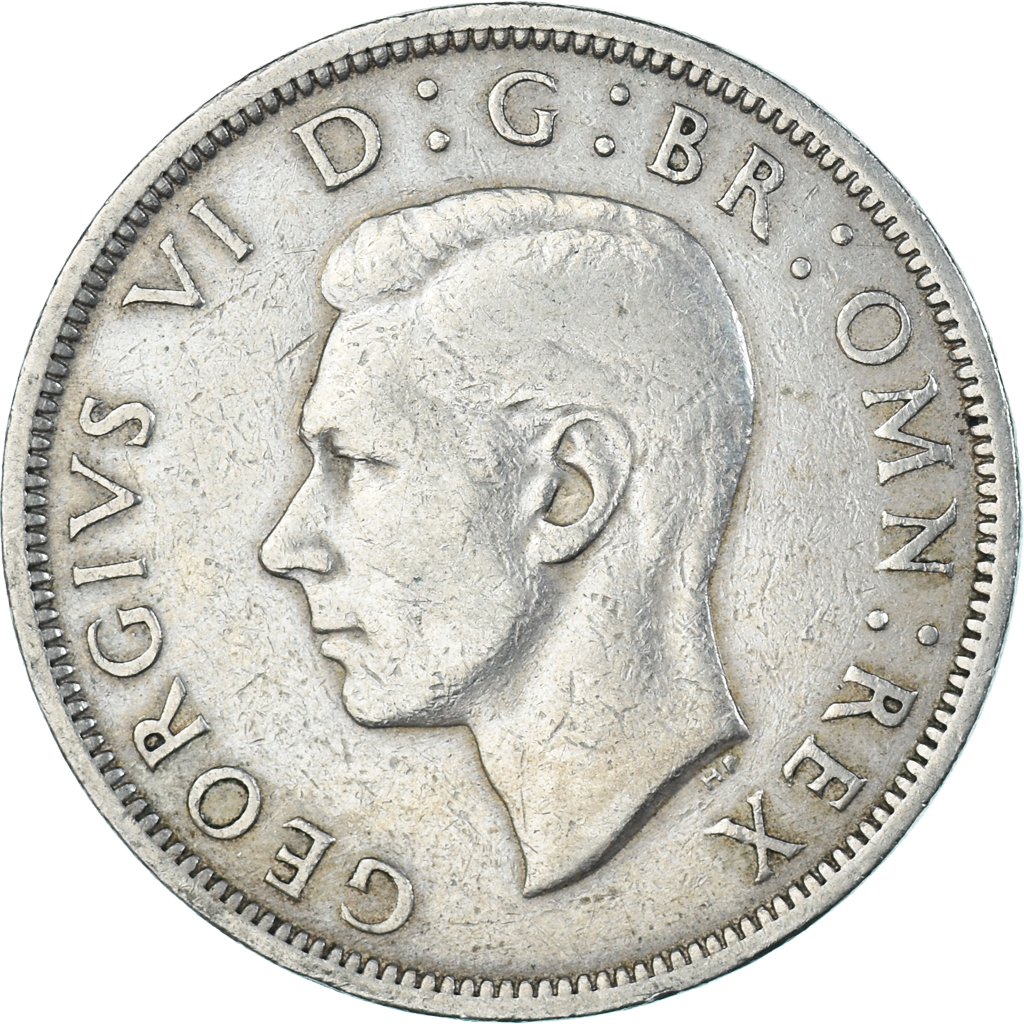 Coin, Great Britain, 1/2 Crown, 1949
