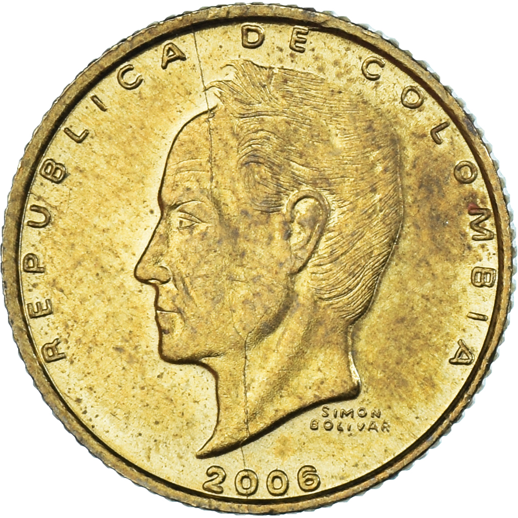 Coin, Colombia, 20 Pesos, 2006
