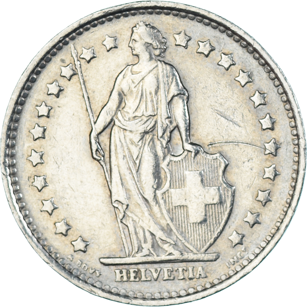 Coin, Switzerland, Franc, 1970
