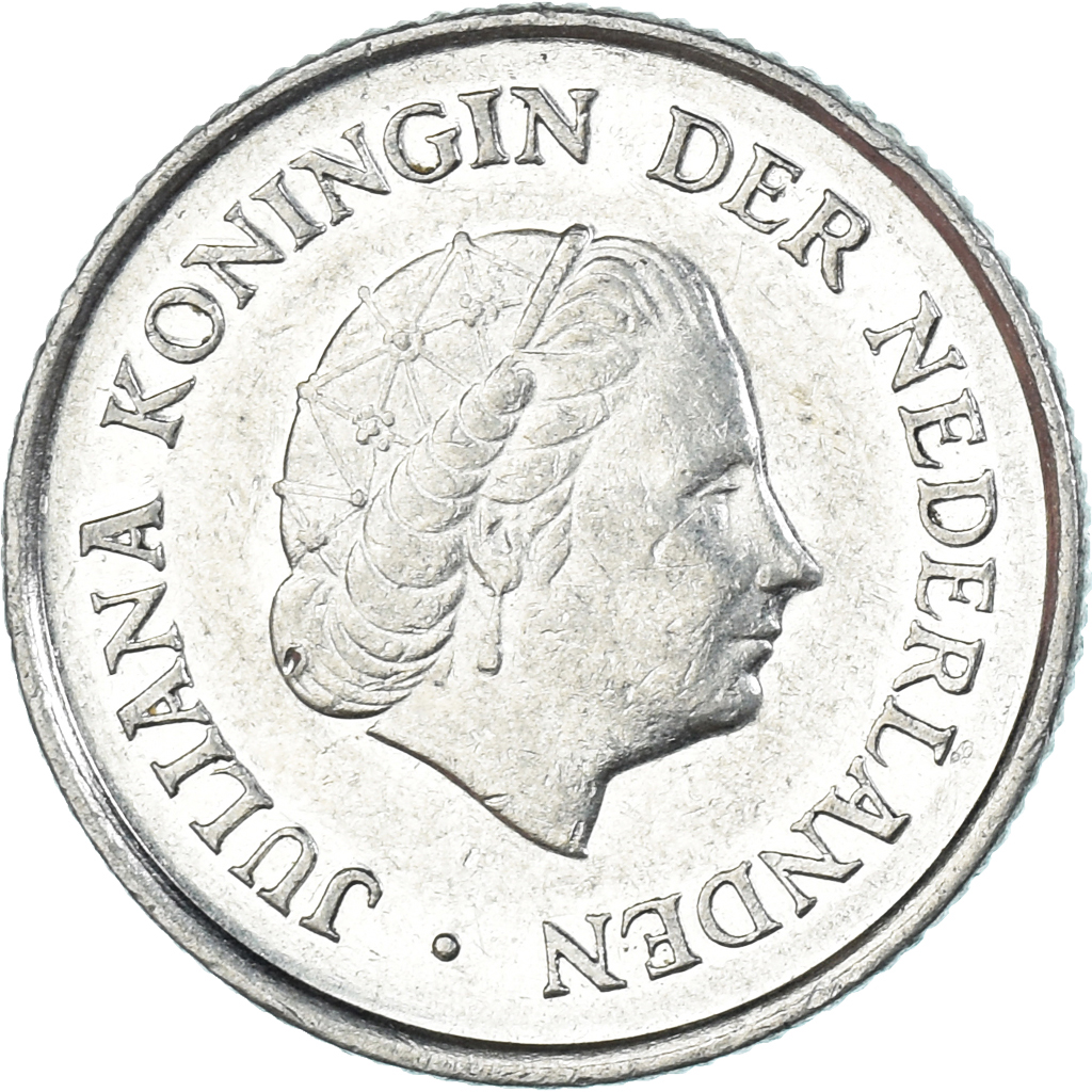 Coin, Netherlands, 25 Cents, 1973