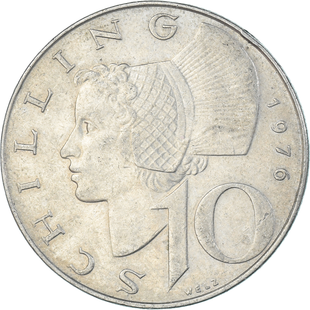 Coin, Austria, 10 Schilling, 1976