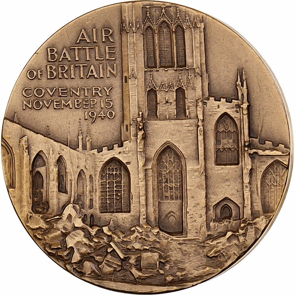 United States, Medal, George VI and Elizabeth, Air Battle of Britain, 1966