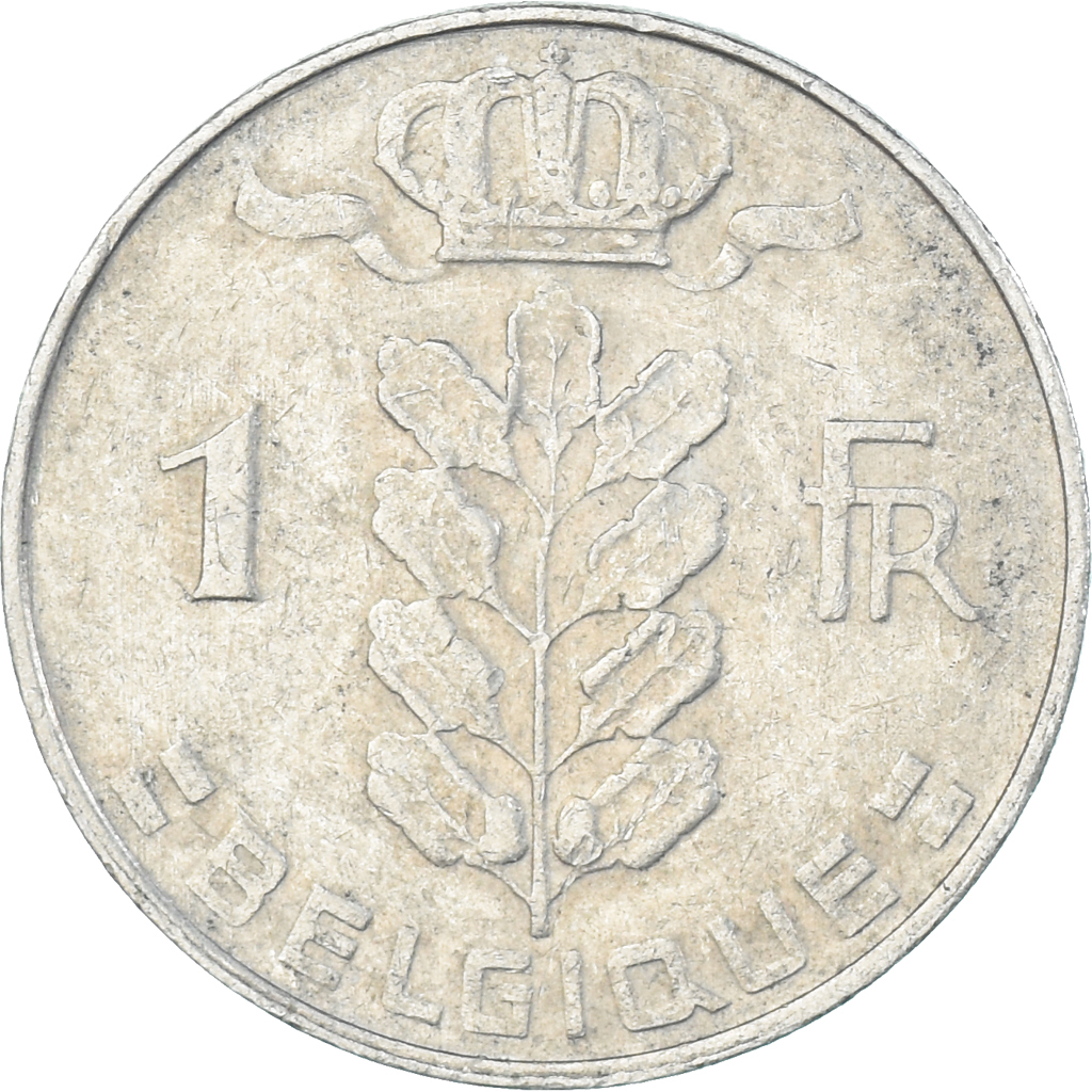 Coin, Belgium, Franc, 1974