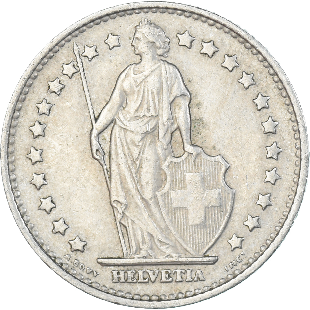 Coin, Switzerland, Franc, 1968