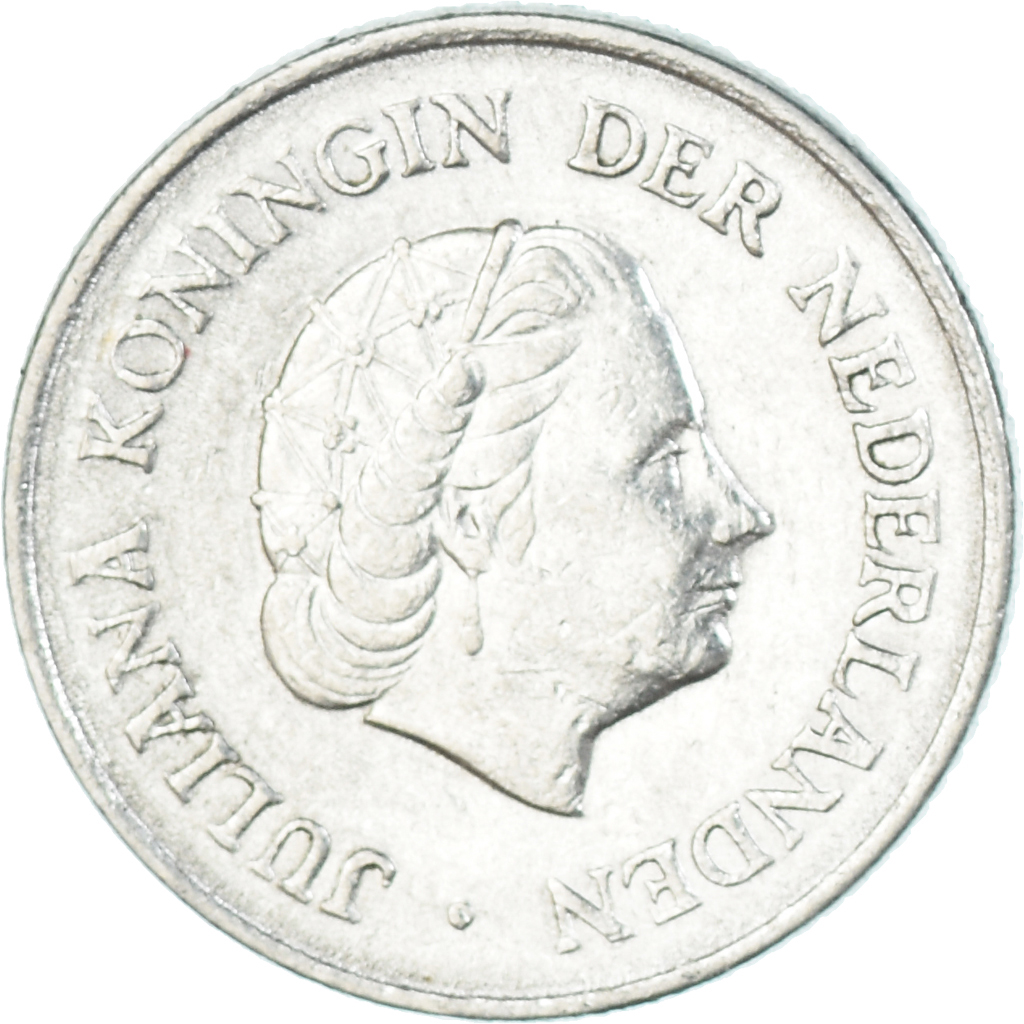 Coin, Netherlands, 25 Cents, 1965