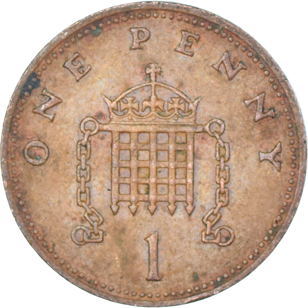 Coin, Great Britain, Penny, 1989