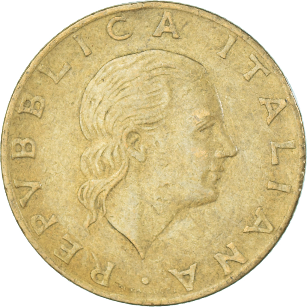 Coin, Italy, 200 Lire, 1980