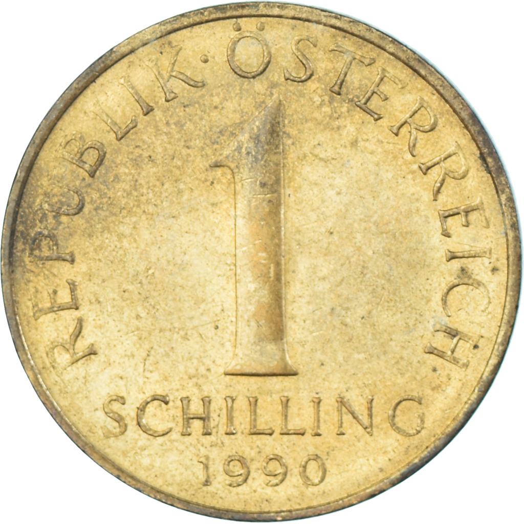 Coin, Austria, Schilling, 1990