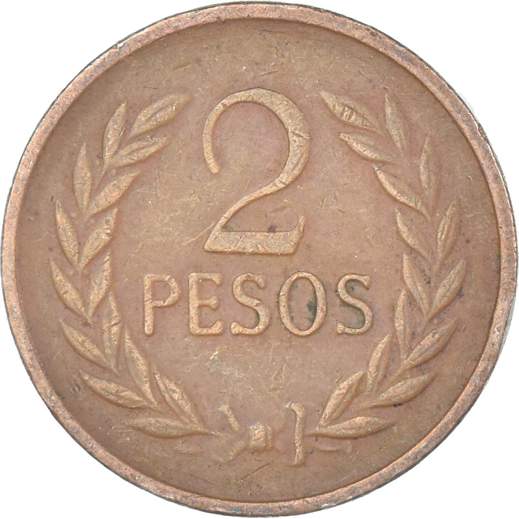 Coin, Colombia, 2 Pesos, 1978