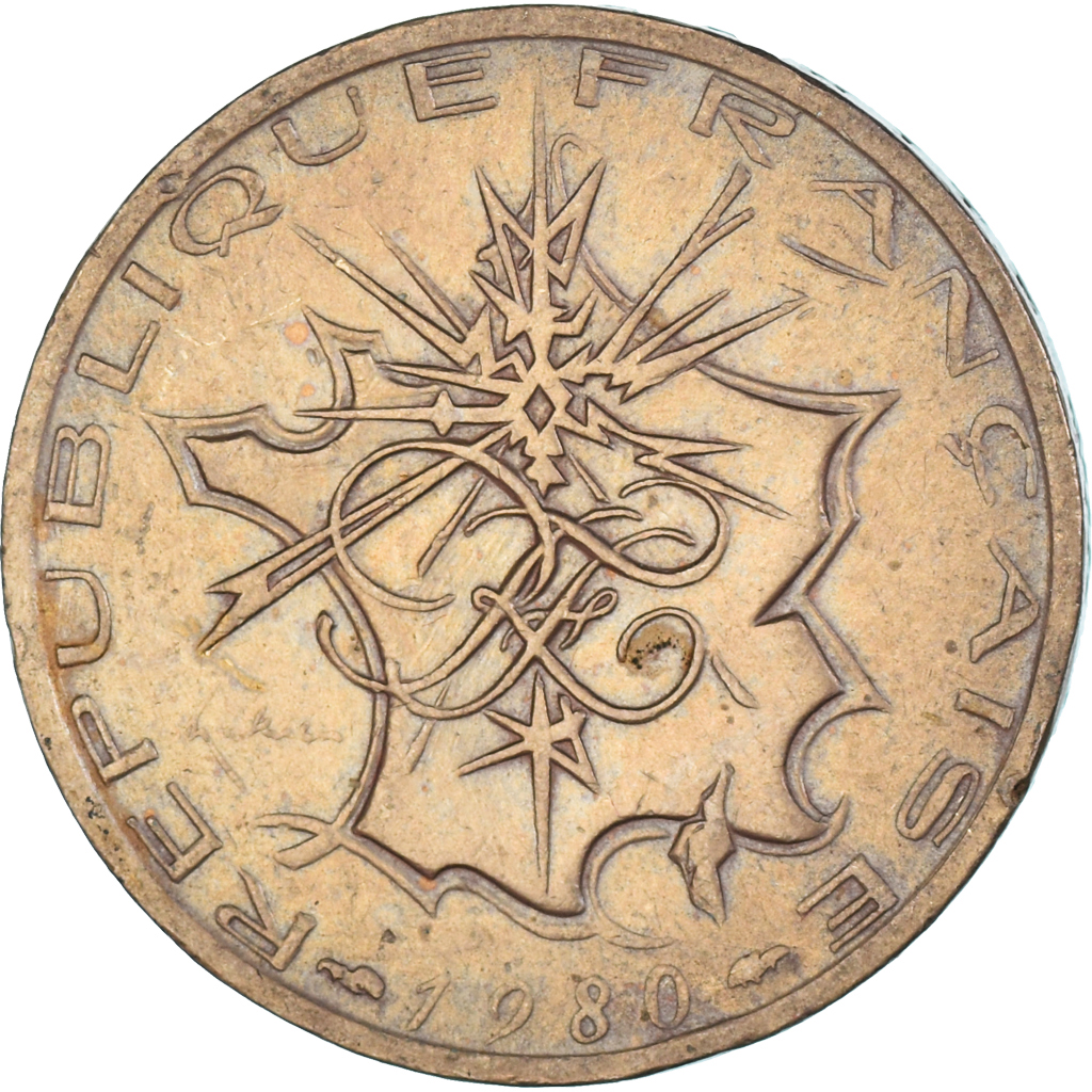 Coin, France, 10 Francs, 1980