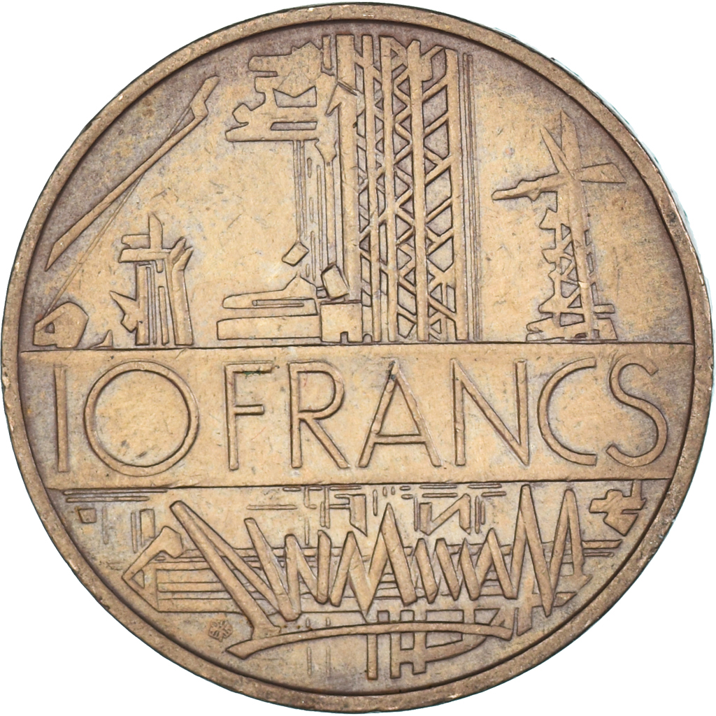 Coin, France, 10 Francs, 1980