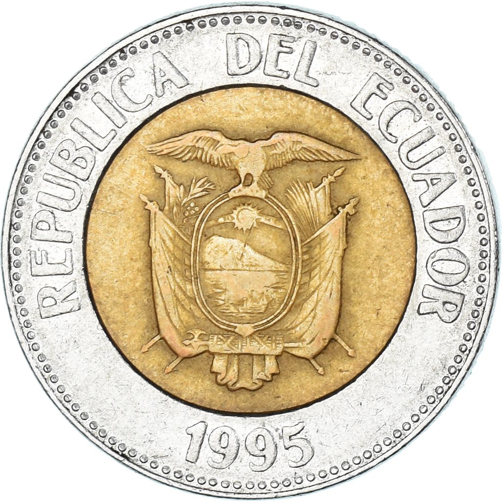 Coin, Ecuador, 100 Sucres, 1995