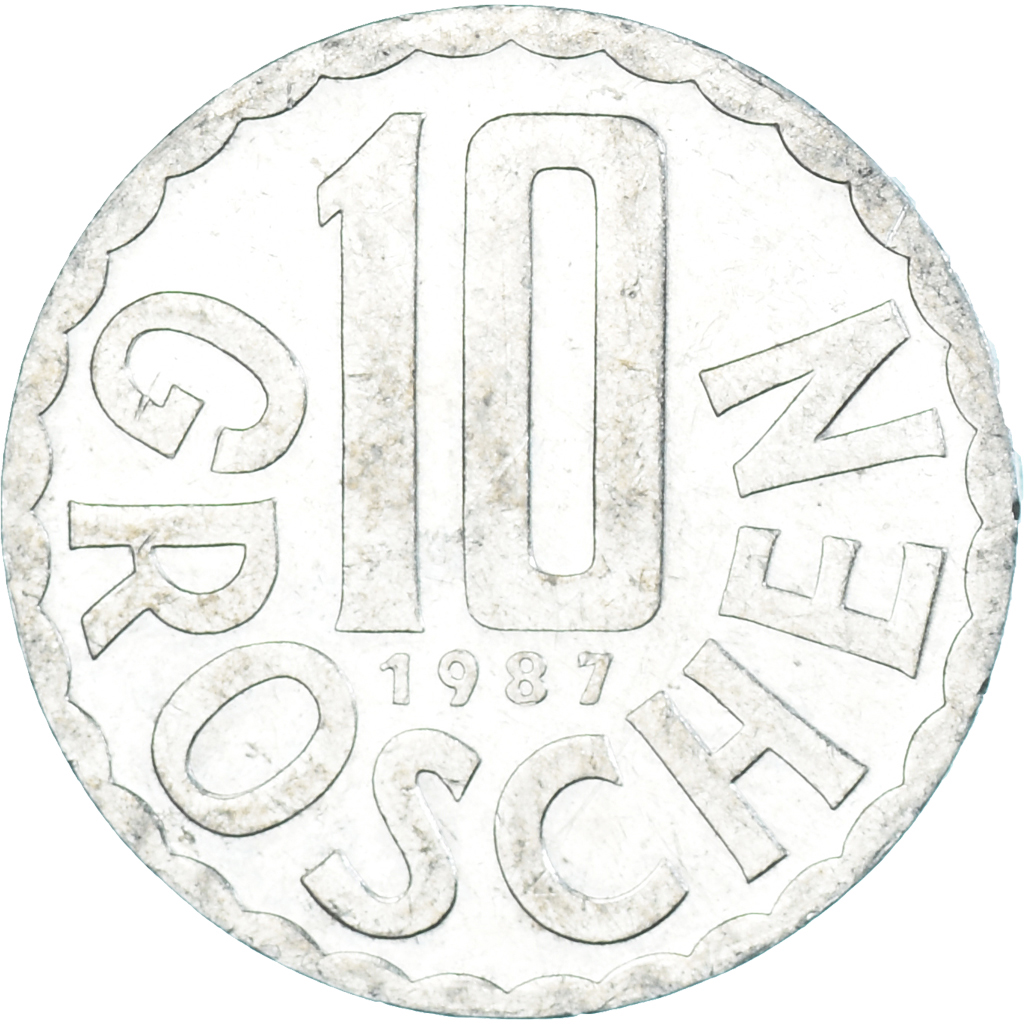 Coin, Austria, 10 Groschen, 1987