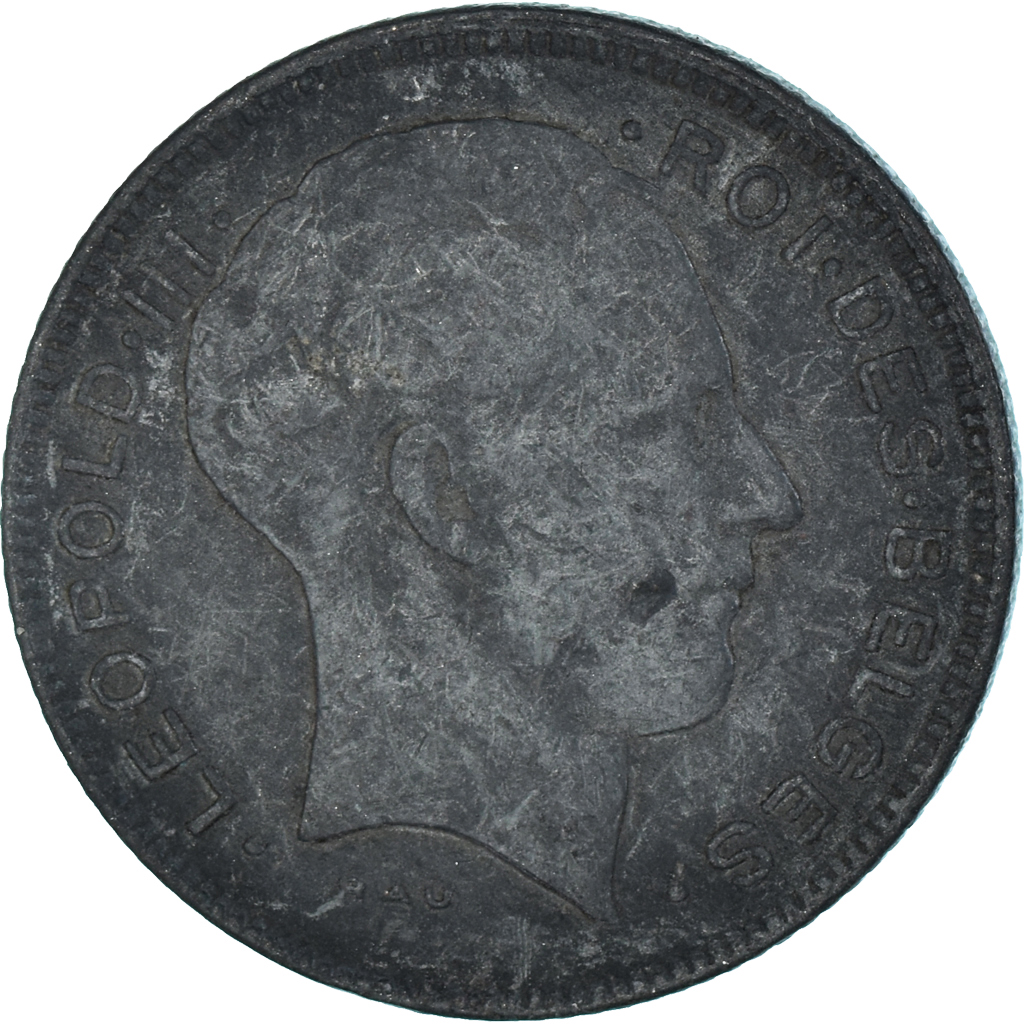 Coin, Belgium, 5 Francs, 5 Frank, 1943