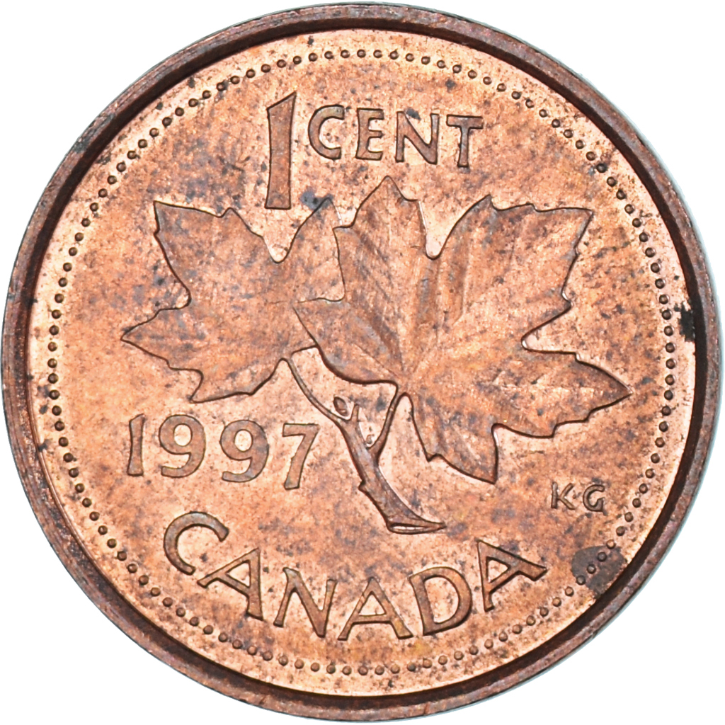 Coin, Canada, Cent, 1997