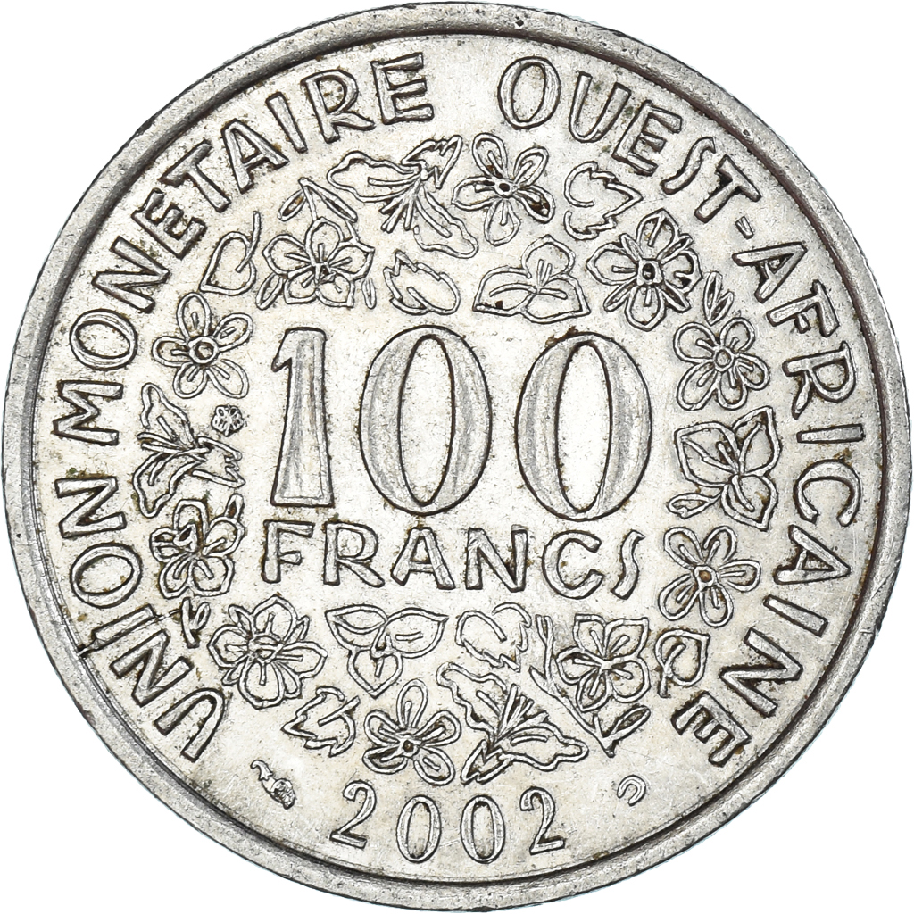 Coin, West African States, 100 Francs, 2002