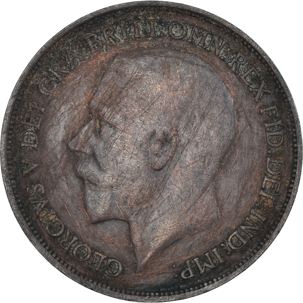 Coin, Great Britain, Penny, 1917