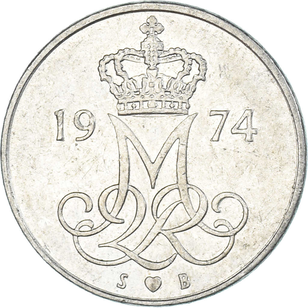 Coin, Denmark, 10 Öre, 1974