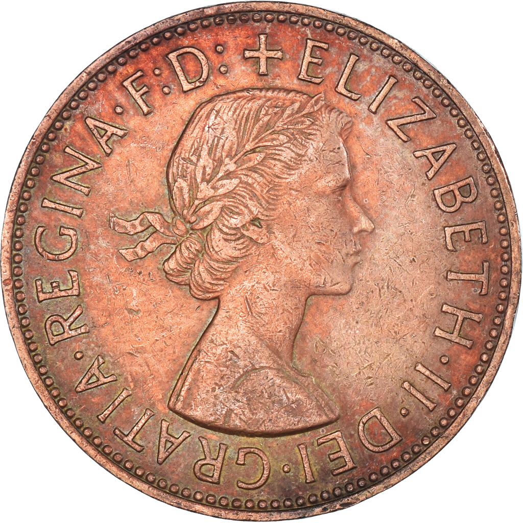Coin, Great Britain, Penny, 1964