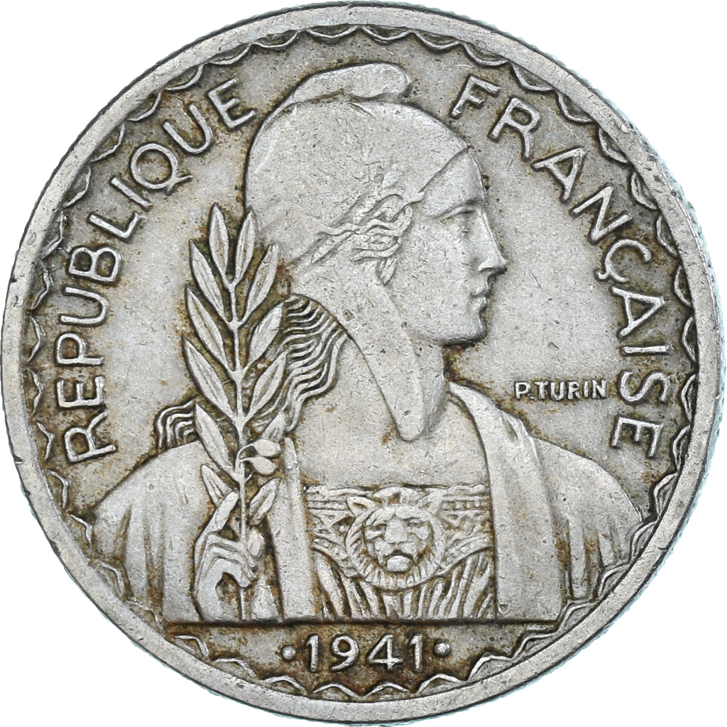 Coin, FRENCH INDO-CHINA, 20 Cents, 1941