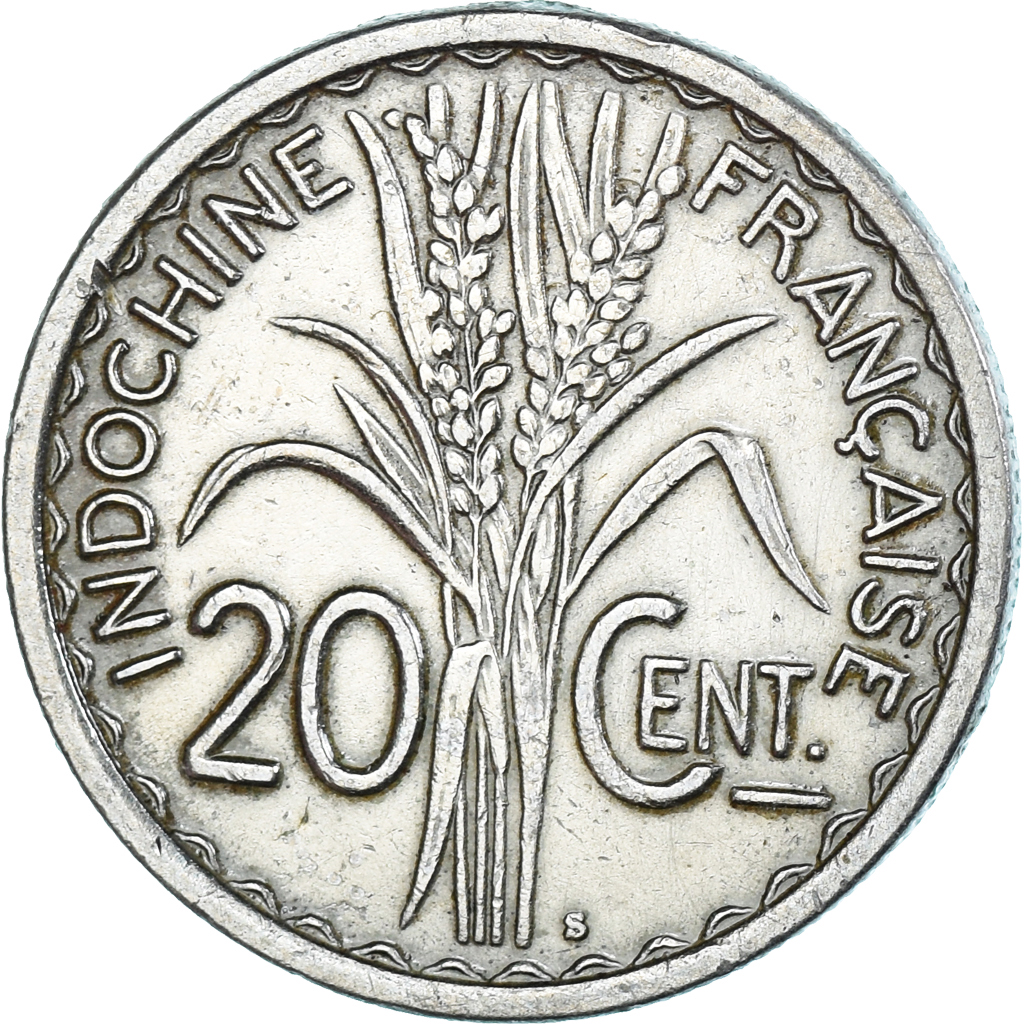 Coin, FRENCH INDO-CHINA, 20 Cents, 1941