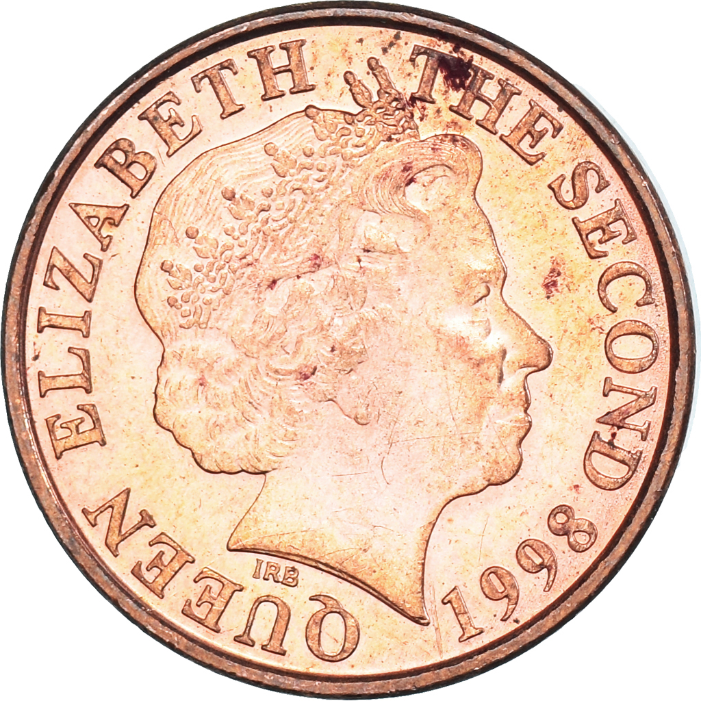 Coin, Jersey, Penny, 1998