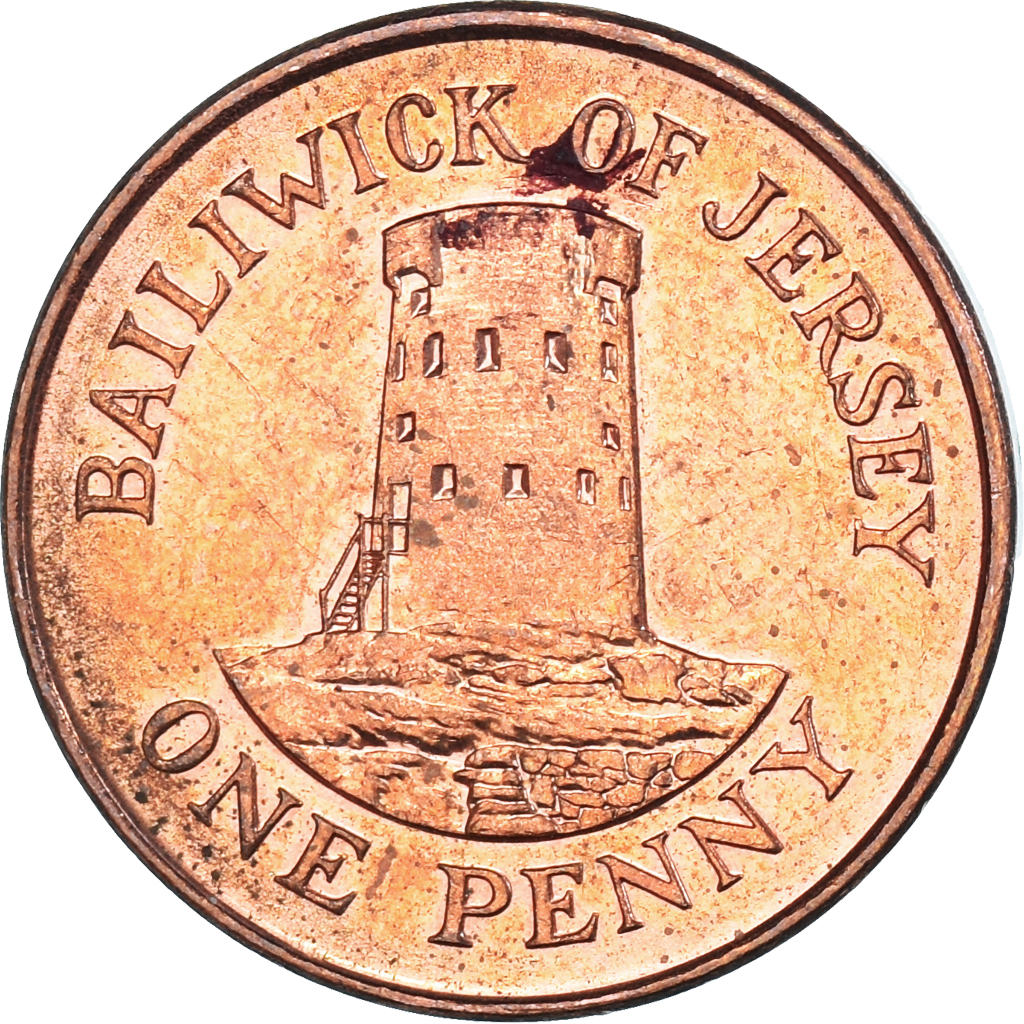 Coin, Jersey, Penny, 1998