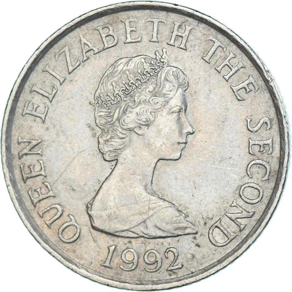 Coin, Jersey, 2 Pence, 1992