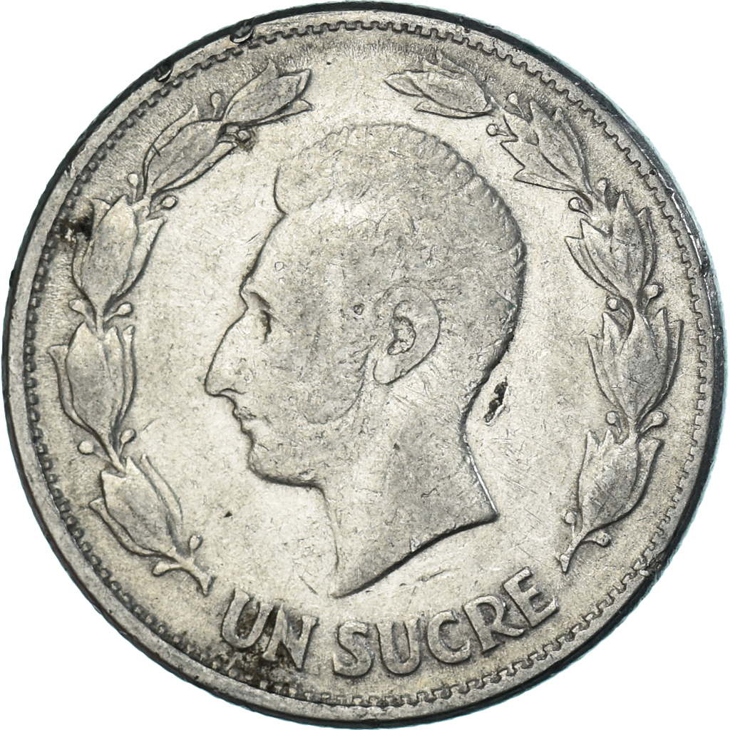 Coin, Ecuador, Sucre, Un, 1946