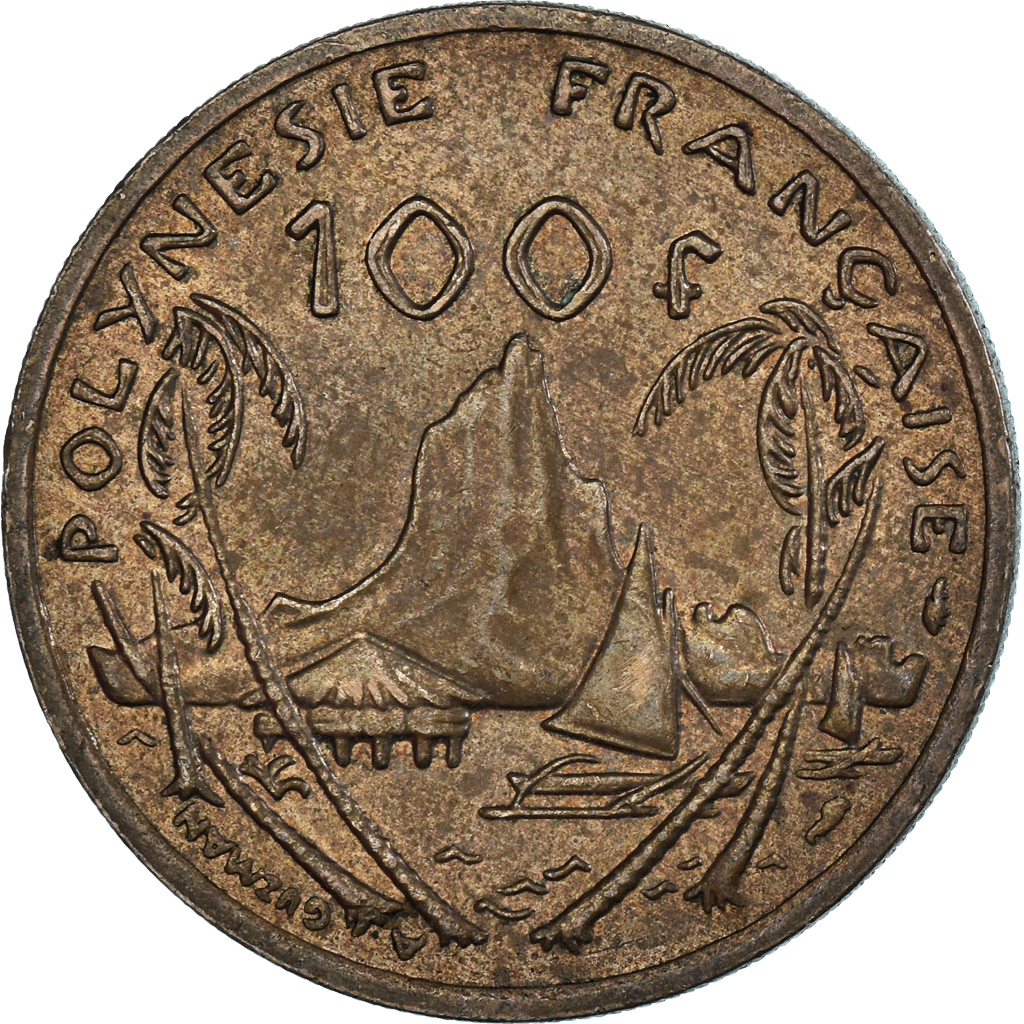 Monnaie, Polynésie française, 100 Francs, 1988