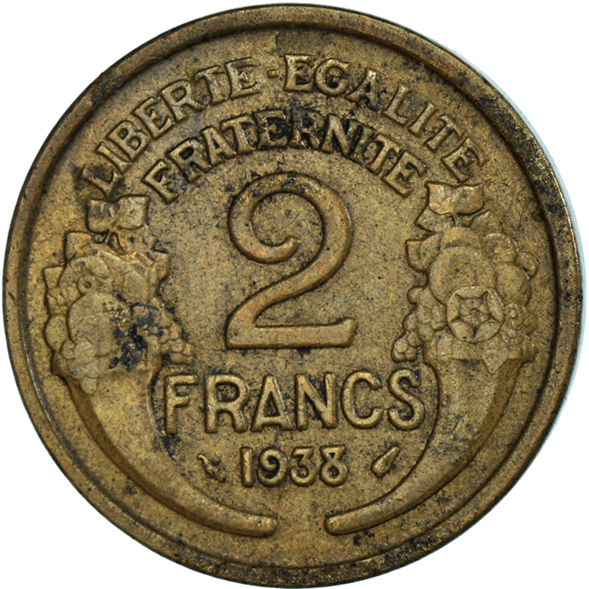 Coin, France, 2 Francs, 1938