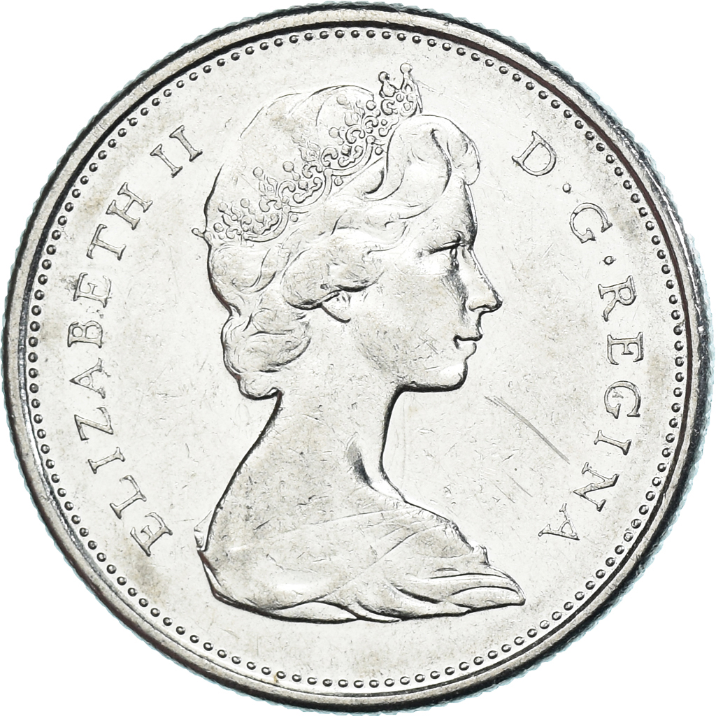 Coin, Canada, 25 Cents, 1977