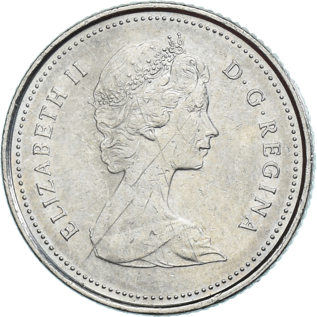 Coin, Canada, 10 Cents, 1981