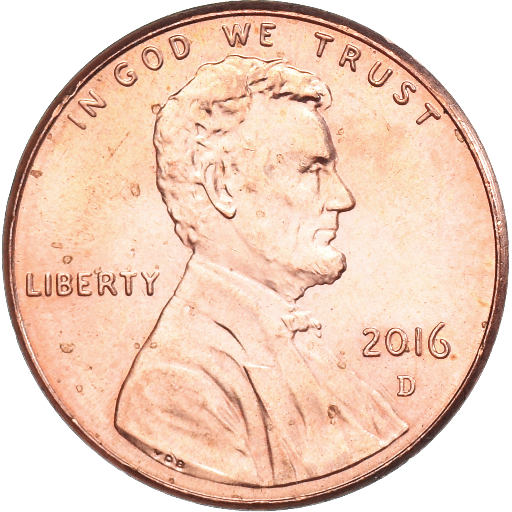 Coin, United States, Cent, 2016