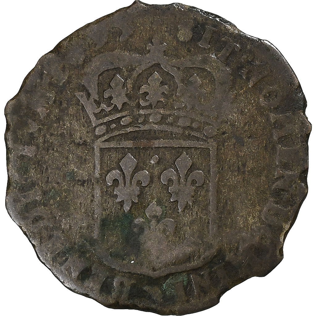 France, Louis XIV, Quinzain, 1695, Lyon, Billon, 
