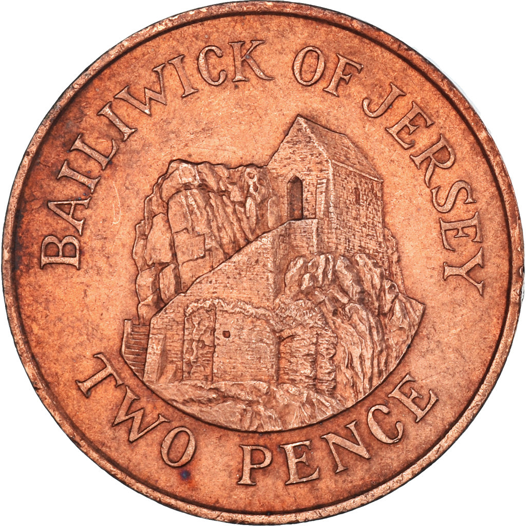 Coin, Jersey, 2 Pence, 1983