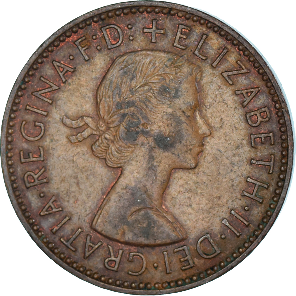 Coin, Great Britain, 1/2 Penny, 1964