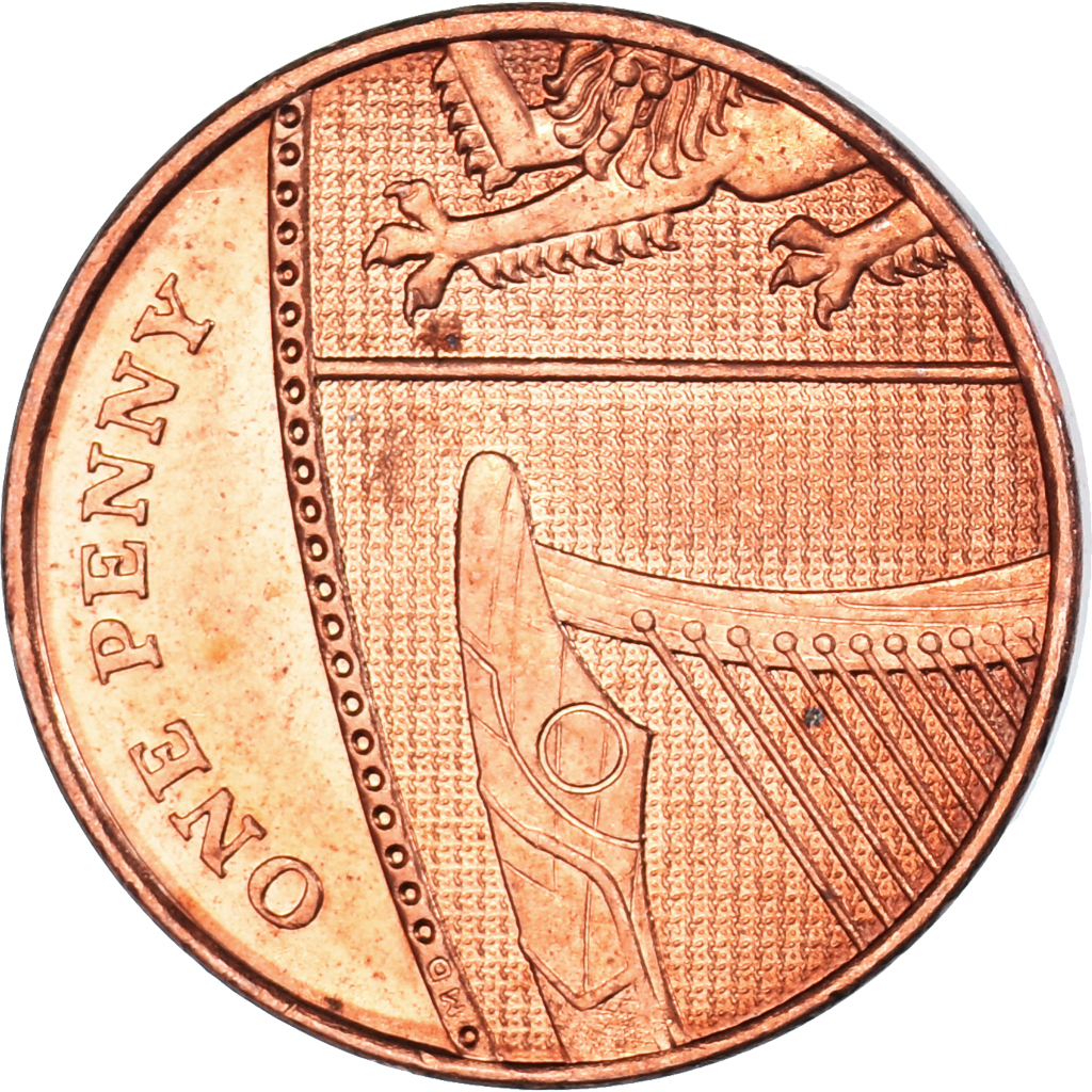 Coin, Great Britain, Penny, 2008