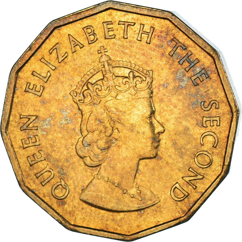 Coin, Jersey, 1/4 Shilling, 3 Pence, 1966