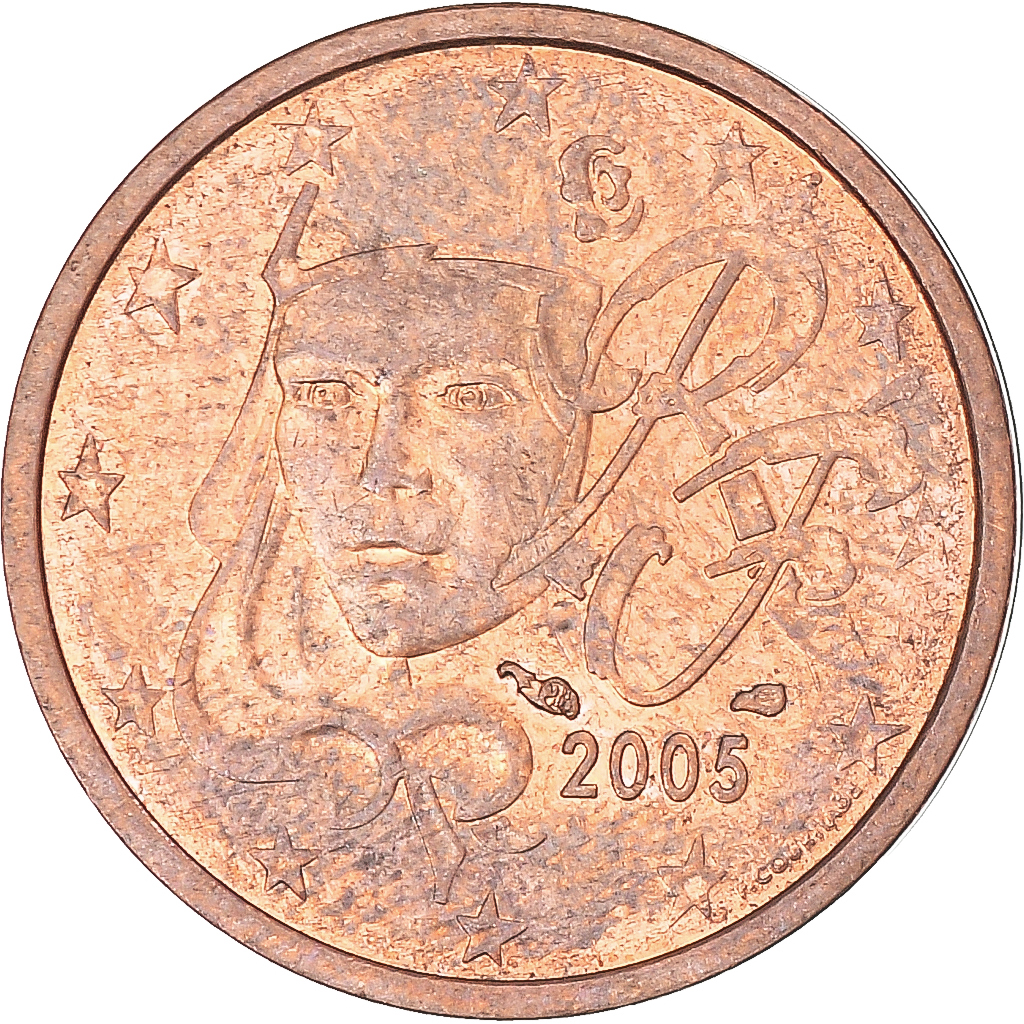 Coin, France, 2 Euro Cent, 2005