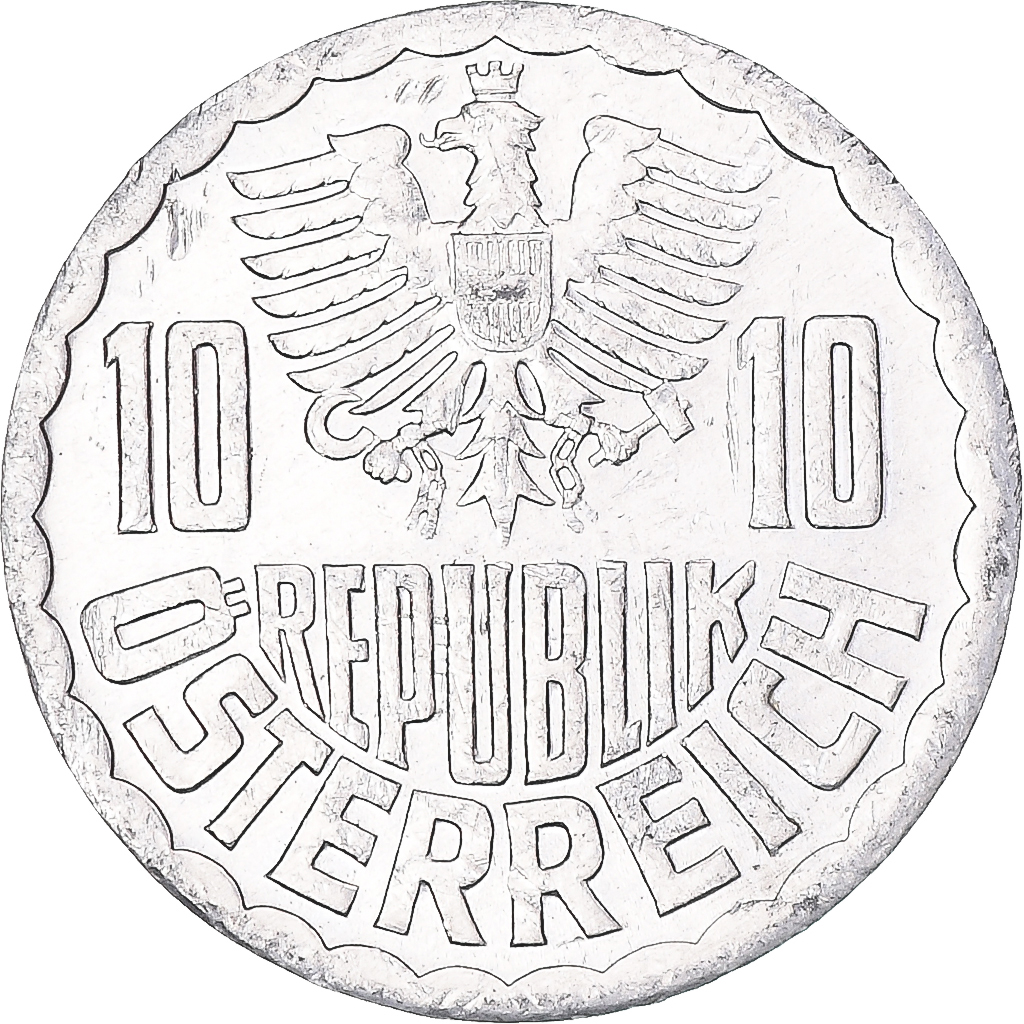 Coin, Austria, 10 Groschen, 1990