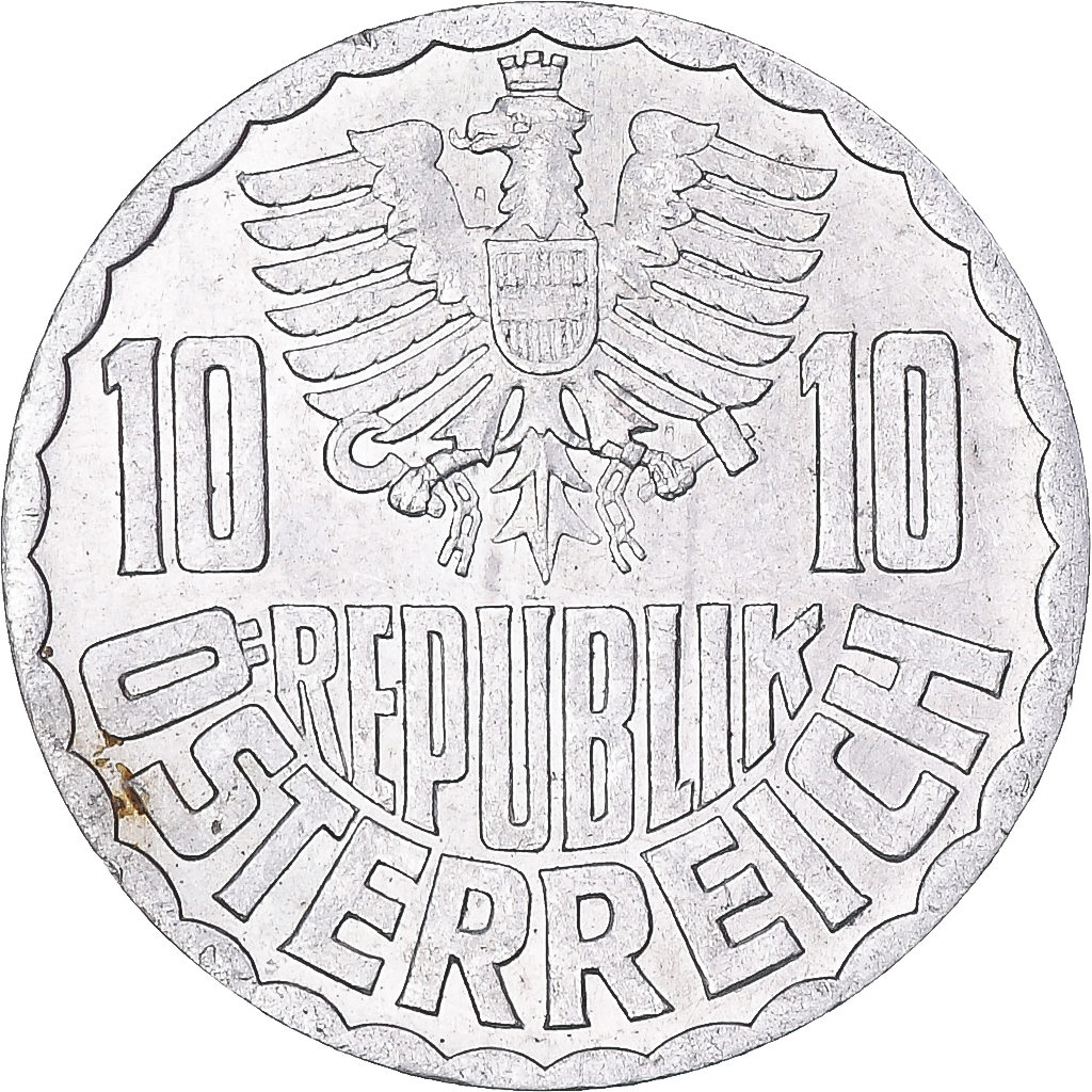 Coin, Austria, 10 Groschen, 1965