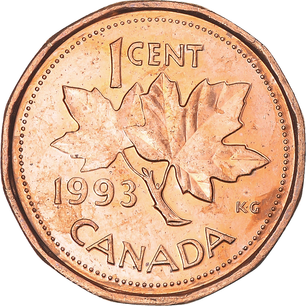 Coin, Canada, Cent, 1993