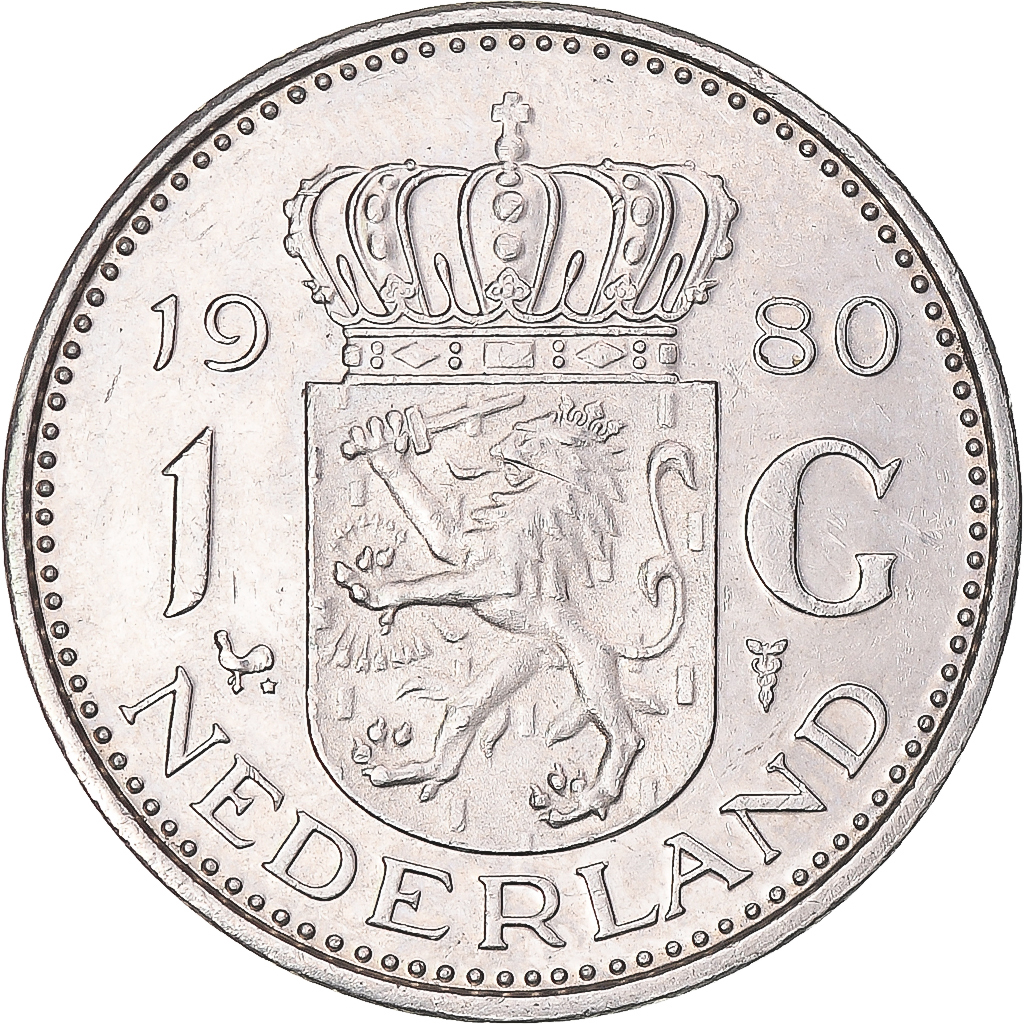 Coin, Netherlands, Gulden, 1980