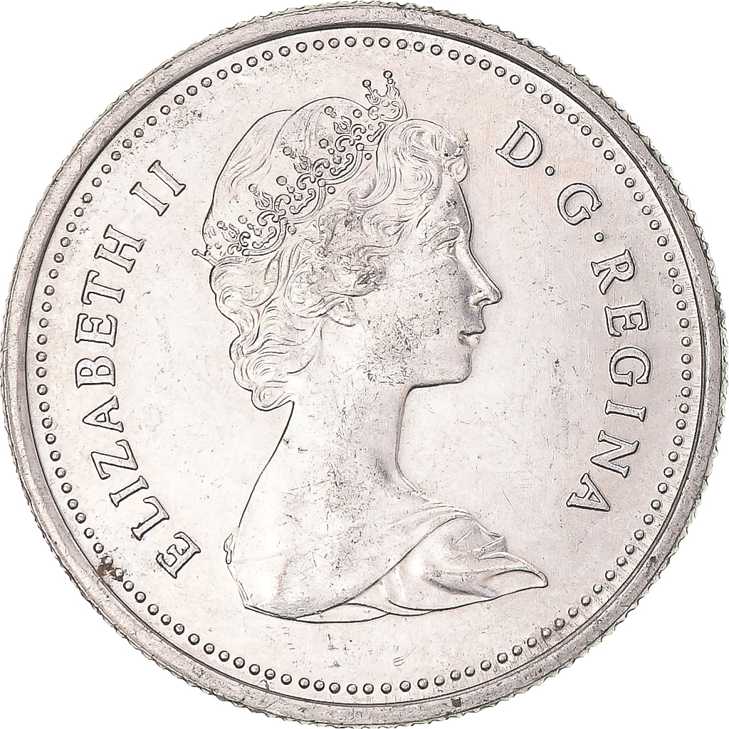 Coin, Canada, 25 Cents, 1984