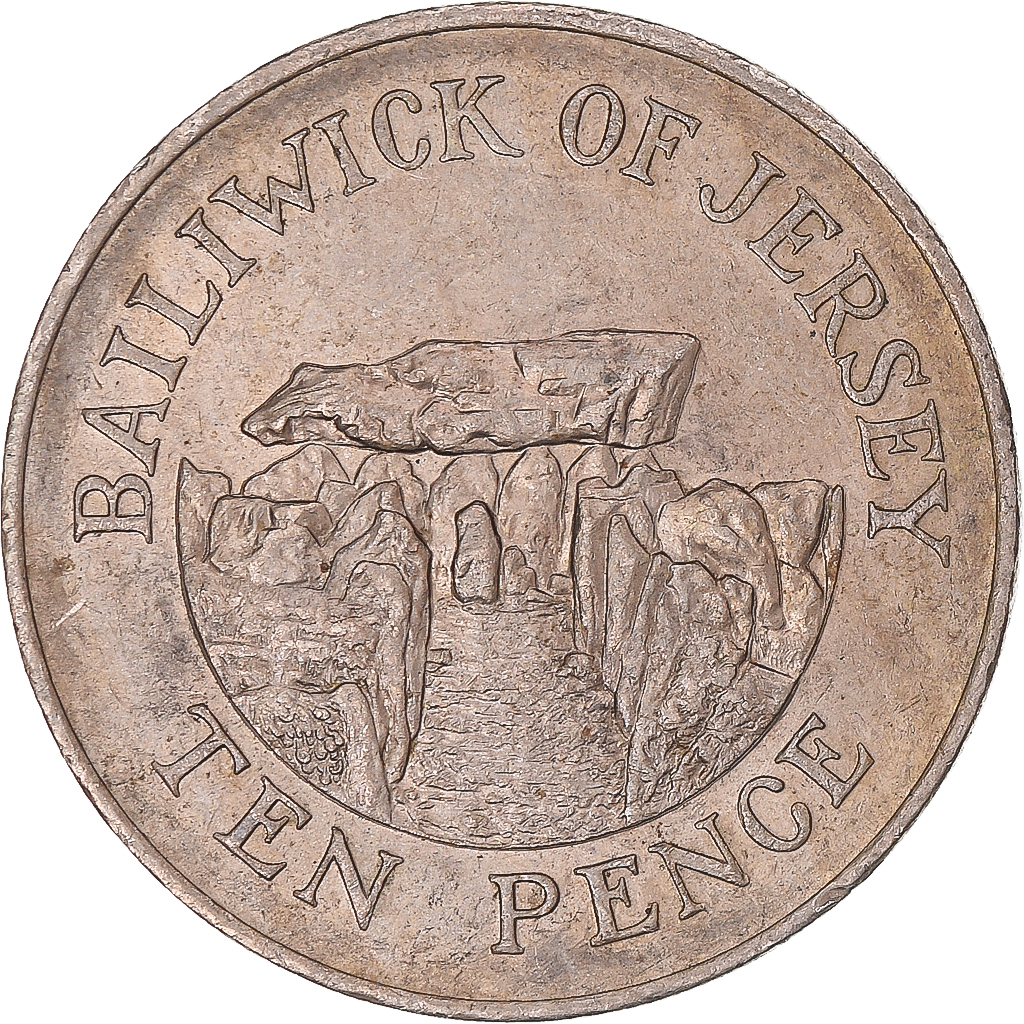 Coin, Jersey, 10 Pence, 1988