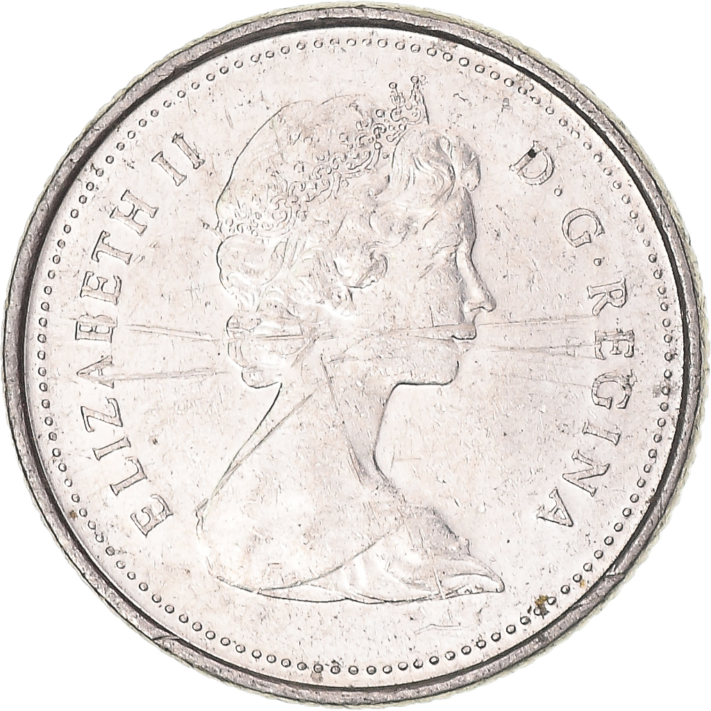 Coin, Canada, 10 Cents, 1980