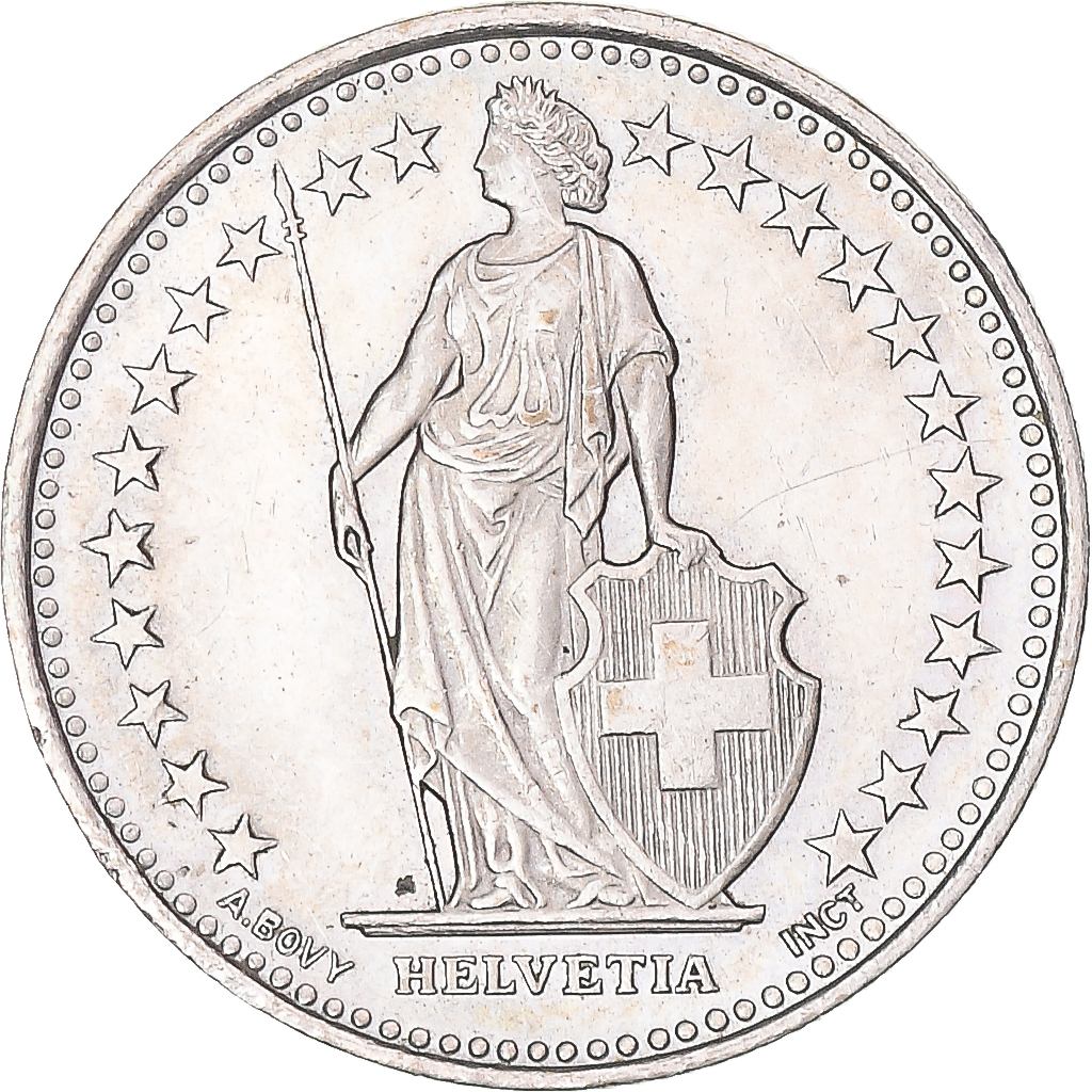 Coin, Switzerland, 1/2 Franc, 2009