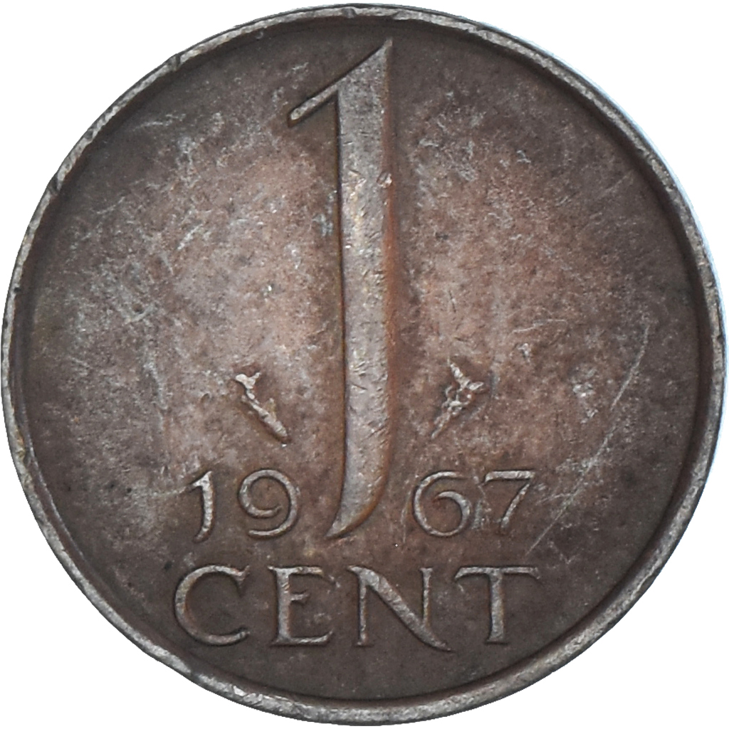 Coin, Netherlands, Cent, 1967