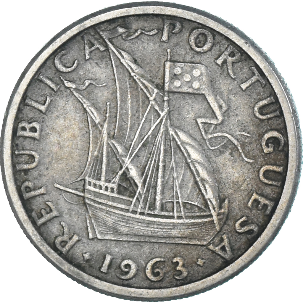 Coin, Portugal, 2-1/2 Escudos, 1963
